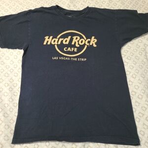 Hard Rock Cafe Las Vegas Strip T-shirt - Navy blue - Size Small